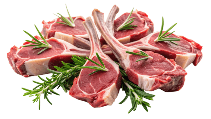 mutton chops (chanps)